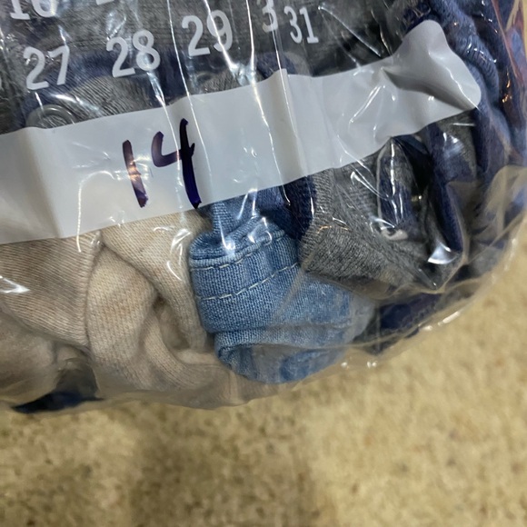 OshKosh B'gosh Blue Denim Romper with 2 other long sleeves-15 - Picture 8 of 8